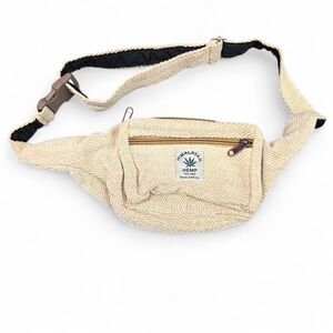Himalayan Hemp Tan Belt Bag NWOT
